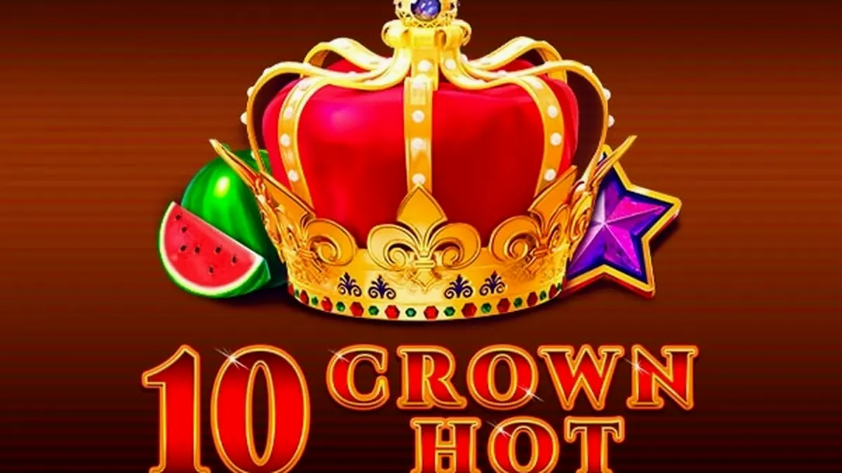 Tampilan visual mesin slot 10 Crown Hot dengan simbol buah dan mahkota